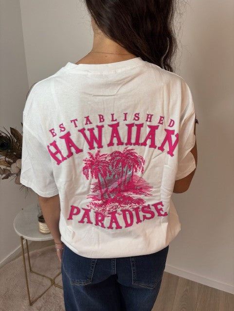 T-shirt manches courtes Hawaiian