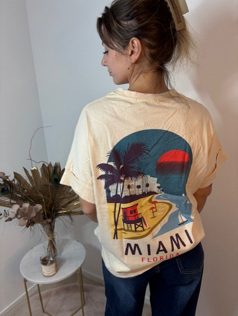 T-shirt manches courtes Miami